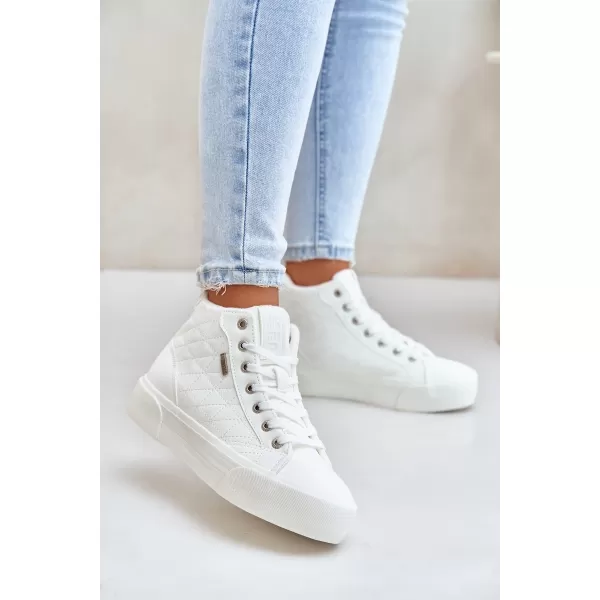  Дамски маратонки BIG STAR OO274A479 WHITE Big Star Shoes 