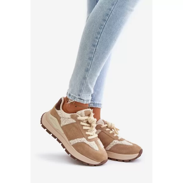  Дамски обувки BIG STAR OO274A317 BEIGE Big Star Shoes 