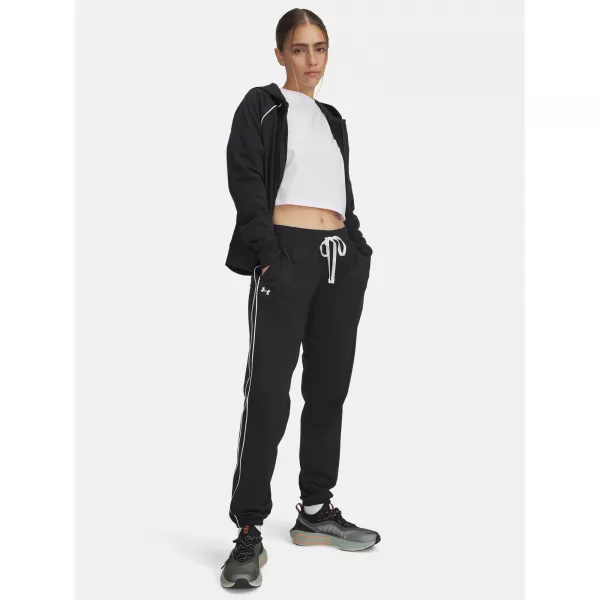 Дамски комплект UNDER ARMOUR UA RIVAL TRICOT TRACKSUIT HD 6001966-001 ЧЕРЕН 
