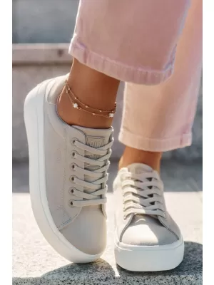 Дамски маратонки BIG STAR RR274465 BEIGE Big Star Shoes