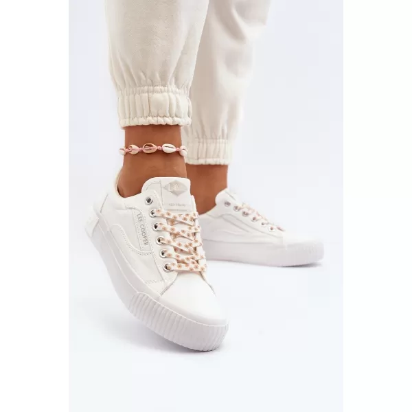  Дамски кецове LEE COOPER LCW-24-31-2170 БЯЛО 