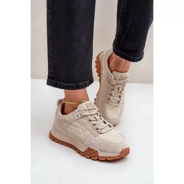  Дамски маратонки BIG STAR OO274A315 BEIGE Big Star Shoes 