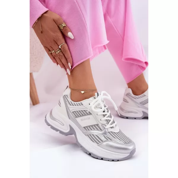  Дамски маратонки BIG STAR RR274A195 WHITE Big Star Shoes 
