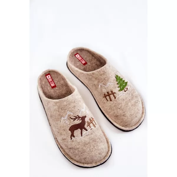  Дамски чехли BIG STAR KK276016 BEIGE Big Star Shoes 
