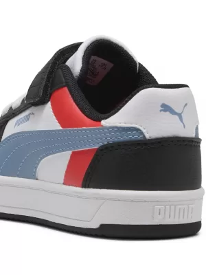 Детски обувки PUMA CAVEN 2.0 BLOCK AC+ PS 394462-17 PUMA БЯЛО/СТУДЕНО СИНЬО/ЧЕРНО