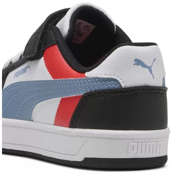  Детски обувки PUMA CAVEN 2.0 BLOCK AC+ PS 394462-17 PUMA БЯЛО/СТУДЕНО СИНЬО/ЧЕРНО 