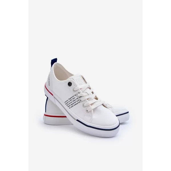  Мъжки кецове BIG STAR LL174204 WHITE Big Star Shoes 