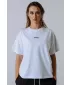 Тениска със свободна кройка POWER 894 WHITE Nebbia