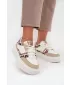 Дамски маратонки BIG STAR SS274357 WHITE/BEIGE Big Star Shoes