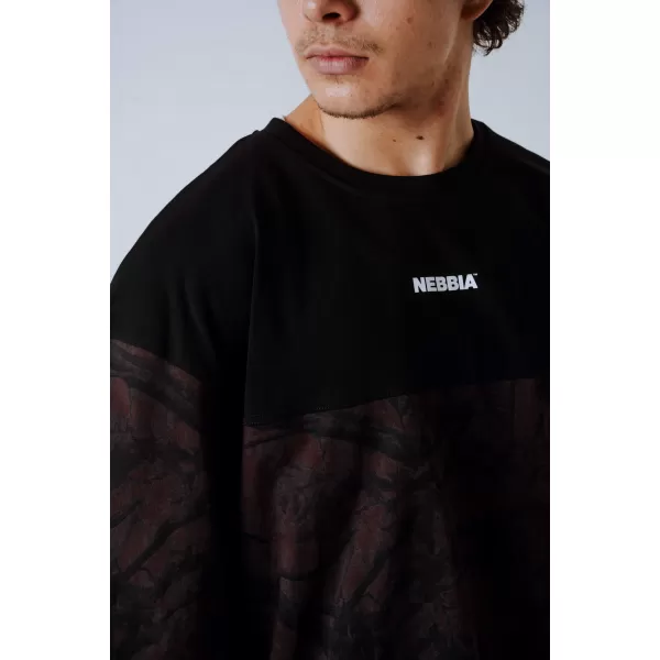 Овърсайз тениска POWER 898 DARK BROWN CAMO Nebbia 