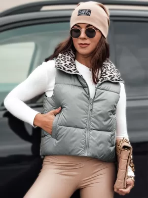 Дамски елек DSTREET TY5497 СРЕБРО