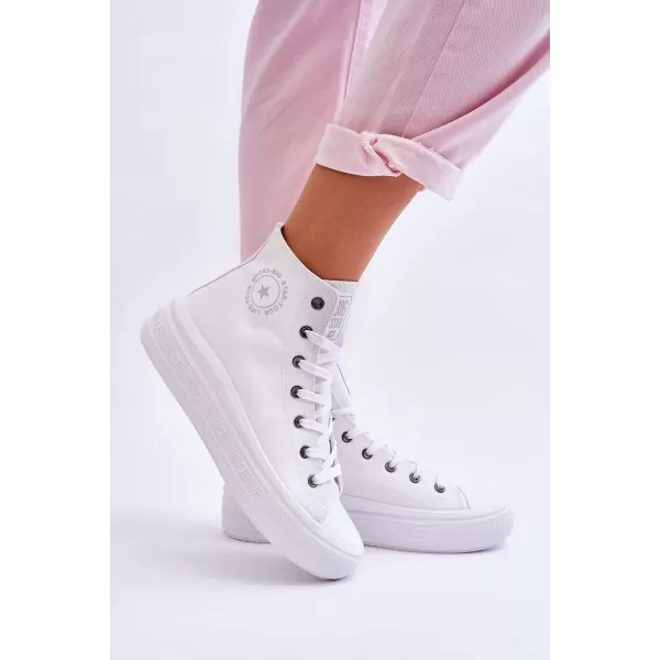  Дамски маратонки BIG STAR LL274A183 WHITE Big Star Shoes 