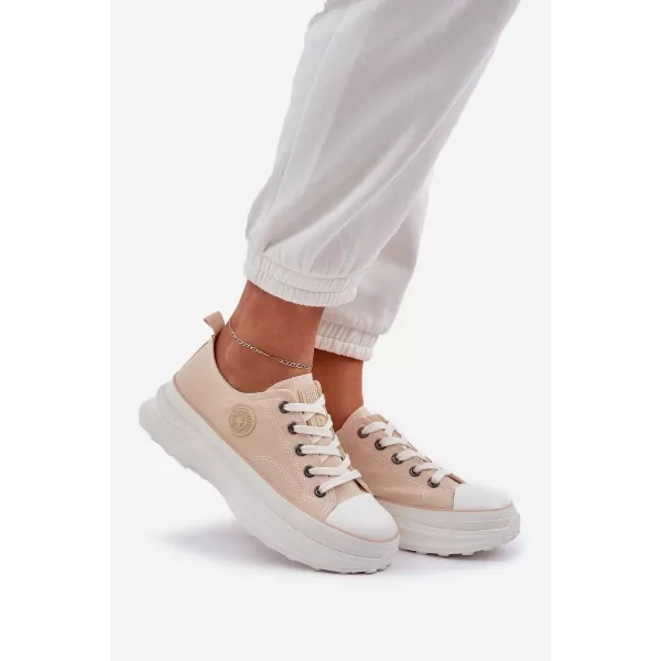  Дамски маратонки BIG STAR NN274127 BEIGE Big Star Shoes 