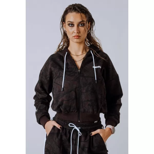  Суичър с цип POWER 895 DARK BROWN CAMO Nebbia 