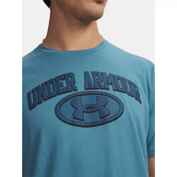  Мъжка тениска UNDER ARMOUR UA M WM LOCKER TAG SS 6012778-466 СИНЬО 