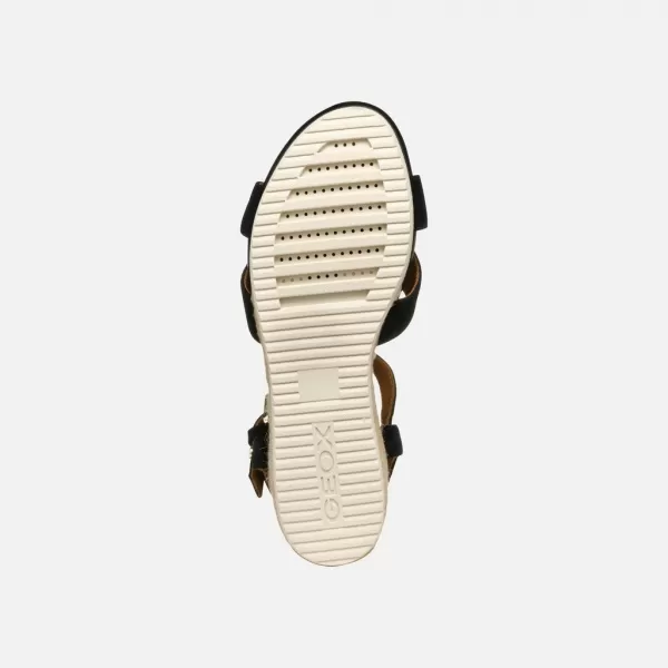  Дамски сандали GEOX ISCHIA CORDA G000706 ЧЕРЕН 