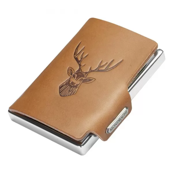  Портфейл MONDRAGHI Silhouette Classic Deer КАРАМЕЛ 