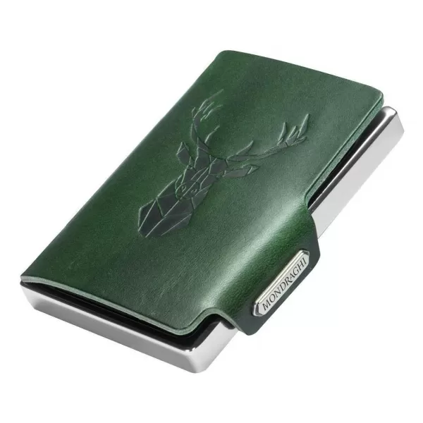  Портфейл MONDRAGHI Silhouette Modern Deer ЗЕЛЕНО 