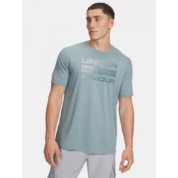  Мъжка тениска UNDER ARMOUR UA TEAM ISSUE WORDMARK SS 1329582-323 ЗЕЛЕНО 