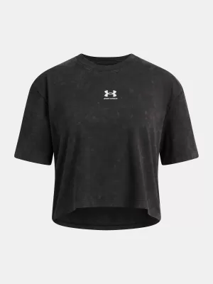 Тениска за момиче UNDER ARMOUR UA G RIVAL WASH SS 6011673-001 ЧЕРЕН