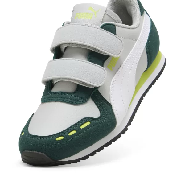  Детски обувки PUMA CABANA RACER SL 20 V PS 383730-19 СВЕТЛО СИВО/БЯЛО/ТЪМНО МИРТА 