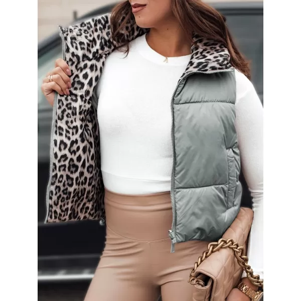  Дамски елек DSTREET TY5497 СРЕБРО 