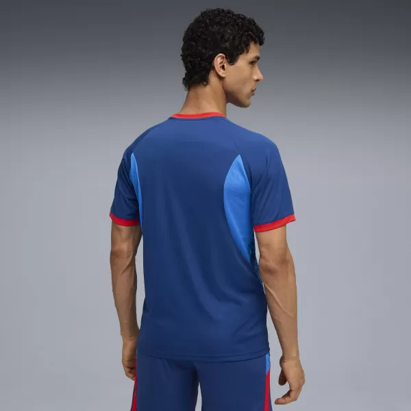  Мъжка функционална тениска PUMA NEYMAR JR PLAYMAKER JERSEY 660314-10 BLAZING BLUE/ ПЛАМТЯЩО СИНЬО/ПУМА БЯЛО/УЛТРА 