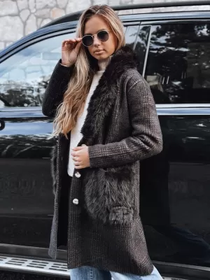 Дамско палто DSTREET TY5229 ЧЕРЕН