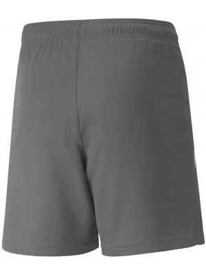 Детски шорти PUMA TEAMLIGA SHORTS JR 704931-13 SMOKED PEARL/ ПУШЕНА ПЕРЛА/ПУМА БЯЛО