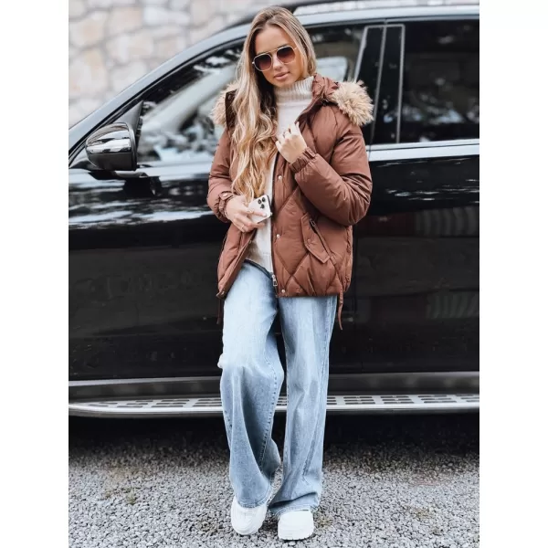  Дамско яке DSTREET TY5231 КАФЯВО 