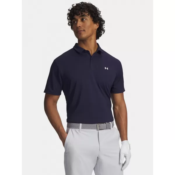  Мъжка тениска UNDER ARMOUR T2G PIQUE POLO 6012303-410 СИНЬО 