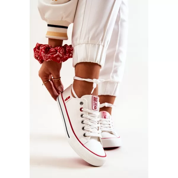  Дамски маратонки BIG STAR JJ274123 WHITE Big Star Shoes 