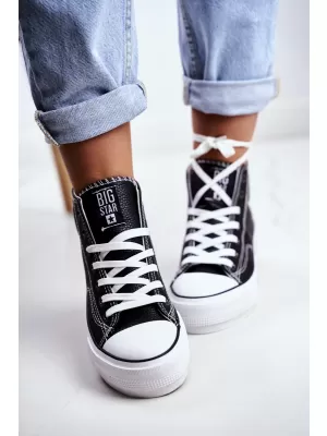 Дамски маратонки BIG STAR GG274012 BLACK Big Star Shoes
