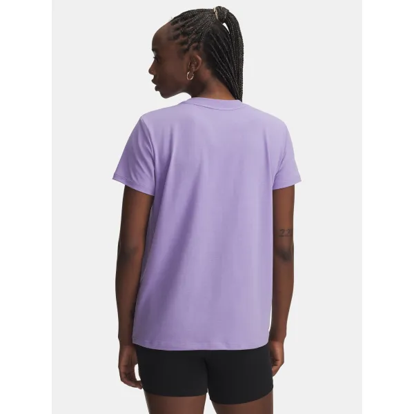  Дамска тениска UNDER ARMOUR UA RIVAL CORE SS 1383648-538 ЛИЛАВО 