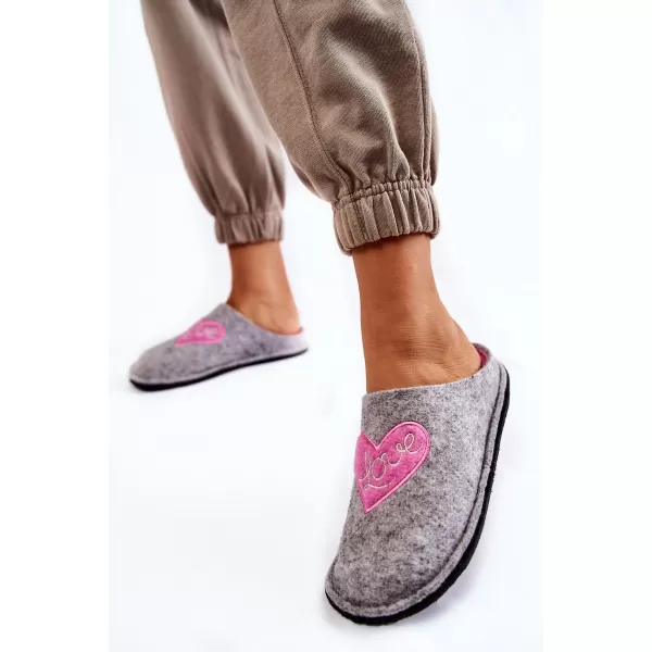  Дамски чехли BIG STAR KK276020 GREY/PINK Big Star Shoes 