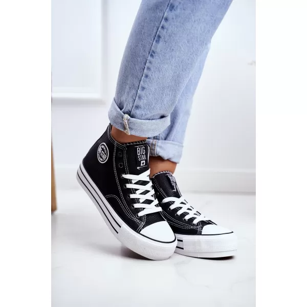  Дамски маратонки BIG STAR GG274012 BLACK Big Star Shoes 
