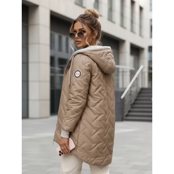  Дамско яке DSTREET TY5612 КАРАМЕЛ 