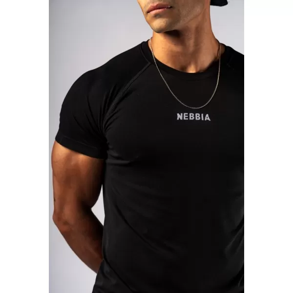  Безшевна тениска с къс ръкав POWER 900 BLACK Nebbia 