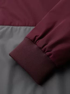 Мъжко яке OMBRE OM-JANP-0242 БОРДО-СИВО
