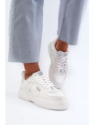 Дамски маратонки BIG STAR NN274322 WHITE Big Star Shoes