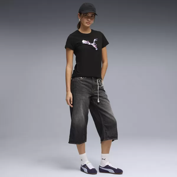  Дамска тениска PUMA GRAPHICS TEE 3 691912_01 ПУМА ЧЕРНА 