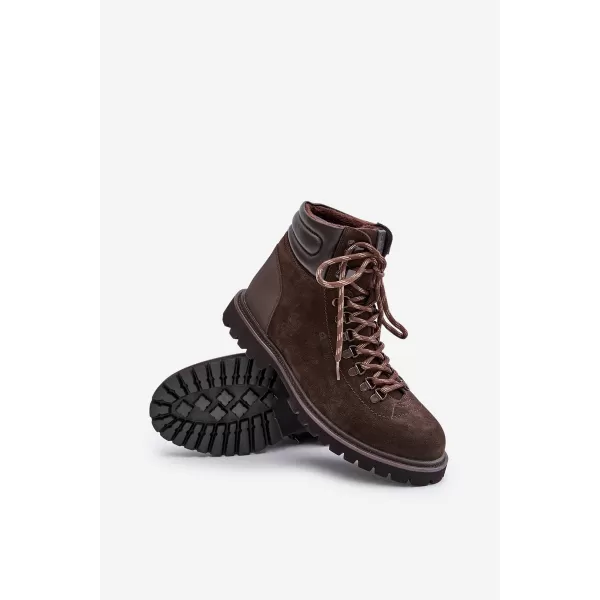  Мъжки обувки BIG STAR OO174644 BROWN/BEIGE Big Star Shoes 