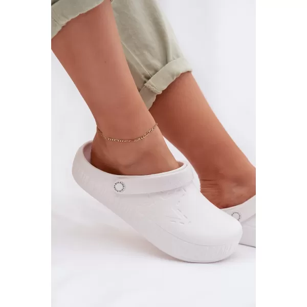  Дамски чехли BIG STAR TT274A081 WHITE Big Star Shoes 