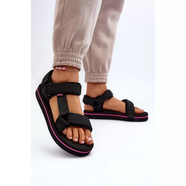  Дамски сандали LEE COOPER LCW-24-05-2751L ЧЕРЕН 