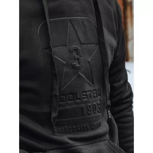  Мъжки суичър DSTREET BX5933 ЧЕРЕН 
