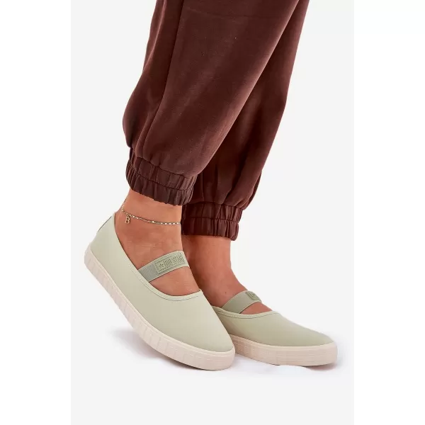 Дамски маратонки BIG STAR NN274604 GREEN Big Star Shoes 