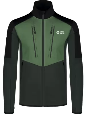 Мъжки суичър powerfleece NORDBLANC GROAN NBWFM8282 ТЪМНО ЗЕЛЕНО