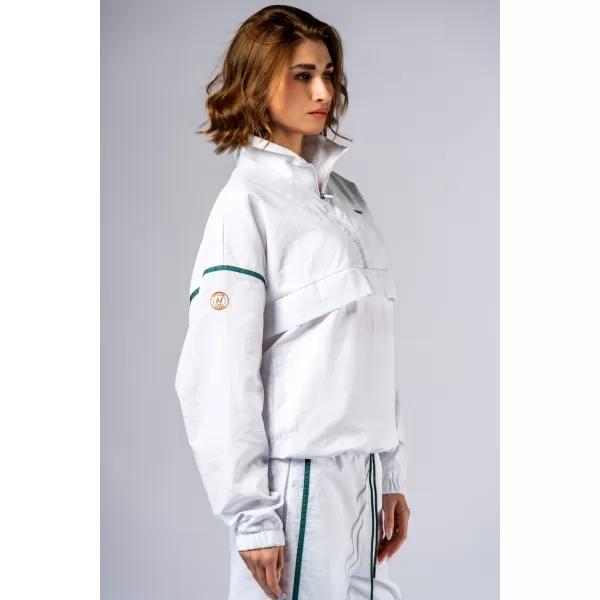  Суичър Clubhouse с половин цип CLUB DOR 644 WHITE Nebbia 