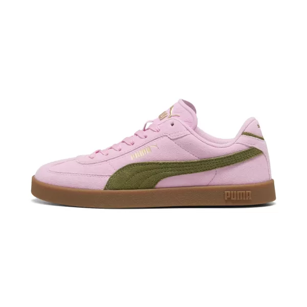  Ботуши PUMA CLUB II ERA SUEDE 400717_31 РОЗОВ БЛЯСЪК/МАСЛИНЕНОЗЕЛЕН 