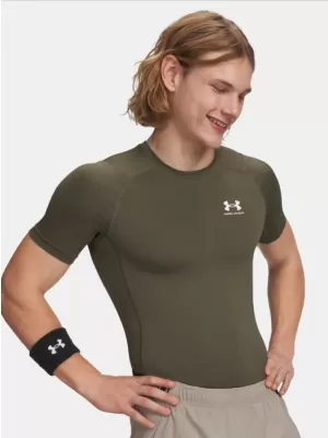 Мъжка тениска UNDER ARMOUR HG ARMOUR COMP SS 1361518-390 ЗЕЛЕНО